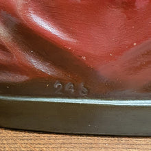 Load image into Gallery viewer, x SOLD Antique Ceramic-Chalk Bust or plaster Sacred Heart of Jesus Statue or Figurine, Home Worship or Devotion. B11723