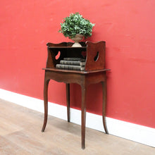 Load image into Gallery viewer, x SOLD Antique French Oak Country Farmhouse Lamp Table, Side Table with Single Drawer. B12055