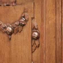 Load image into Gallery viewer, x SOLD Antique French Oak China Cabinet, Display Cupboard or Bookcase with Glass Shelves and Sides. B11546