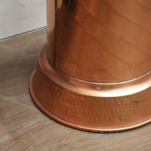 Load image into Gallery viewer, x SOLD Vintage copper Walking Stick or Umbrella Holder with Ring Handles. B11547