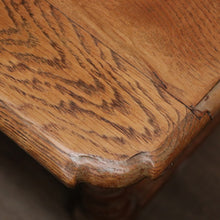 Load image into Gallery viewer, x SOLD Vintage French Oak Turned Leg Coffee Table with Stretcher Base. B11689