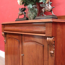 Load image into Gallery viewer, x SOLD Antique Australian Cedar Sideboard, Chiffonier, Hall Cabinet with Shield Doors. B11987