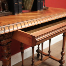 Load image into Gallery viewer, x SOLD Antique French Walnut Sofa Table, Single Drawer Hall Table, Ladies Desk, Side Table. B11942