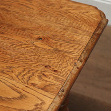 Load image into Gallery viewer, x SOLD Vintage French Oak Turned Leg Coffee Table with Stretcher Base. B11689
