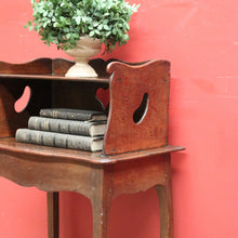 Load image into Gallery viewer, x SOLD Antique French Oak Country Farmhouse Lamp Table, Side Table with Single Drawer. B12055