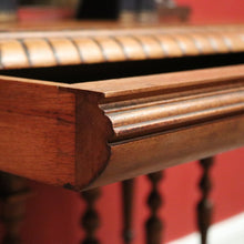 Load image into Gallery viewer, x SOLD Antique French Walnut Sofa Table, Single Drawer Hall Table, Ladies Desk, Side Table. B11942