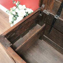 Load image into Gallery viewer, x SOLD Antique French Coffer, Large Blanket Box, Lift Lid Coffee Table, Storage Trunk. B11470