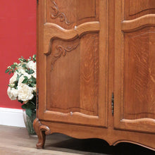 Load image into Gallery viewer, x SOLD Antique French Armoire or Wardrobe, Four-Door Linen Cabinet Storage Cupboard. B11553