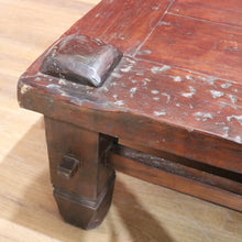 Load image into Gallery viewer, x SOLD Large and Grand Mid-Century Coffee Table, Stretcher Base, Country Lodge Feel. B11513