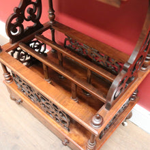 Load image into Gallery viewer, x SOLD Antique English Music Canterbury, Music Storage Canteen with Drawer. Mahogany c1860. B11948