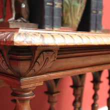 Load image into Gallery viewer, x SOLD Antique French Walnut Sofa Table, Single Drawer Hall Table, Ladies Desk, Side Table. B11942