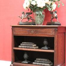 Load image into Gallery viewer, x SOLD Antique French Bookcase or Open Fronted Single Drawer Hall Cabinet Bookcase. B11871