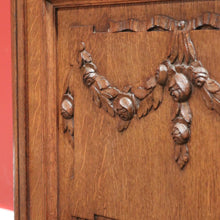 Load image into Gallery viewer, x SOLD Antique French Oak China Cabinet, Display Cupboard or Bookcase with Glass Shelves and Sides. B11546