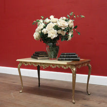 Load image into Gallery viewer, Vintage Italian Coffee Table, Onyx Marble and Brass Leg Coffee Table or Side Table. B11660