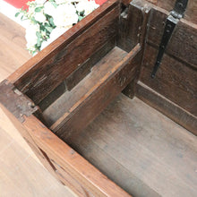 Load image into Gallery viewer, x SOLD Antique French Coffer, Large Blanket Box, Lift Lid Coffee Table, Storage Trunk. B11470