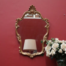 Load image into Gallery viewer, Vintage Italian Mirror, Florentine (Italy) Gilt Framed Shield-Shaped Wall Mirror. B11311