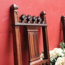 Load image into Gallery viewer, x SOLD A Pair of Antique French church Chairs, Hall Chairs, Rosewood and Fabric Chairs. B11950