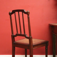 Load image into Gallery viewer, x SOLD Antique French Walnut Ladies Chair, Hall Chair, Bedroom or Dressing Table Chair. B11969