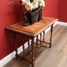 Load image into Gallery viewer, x SOLD Antique French Walnut Sofa Table, Single Drawer Hall Table, Ladies Desk, Side Table. B11942
