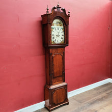 Load image into Gallery viewer, Antique Oak Longcase Clock John Topham Cheshire c1830 Working. B12988