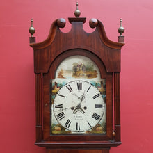 Load image into Gallery viewer, Antique Oak Longcase Clock John Topham Cheshire c1830 Working. B12988