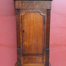 Load image into Gallery viewer, Antique Oak Longcase Clock John Topham Cheshire c1830 Working. B12988