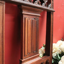 Load image into Gallery viewer, x SOLD A Pair of Antique French church Chairs, Hall Chairs, Rosewood and Fabric Chairs. B11950