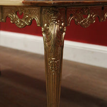Load image into Gallery viewer, Vintage Italian Coffee Table, Onyx Marble and Brass Leg Coffee Table or Side Table. B11660
