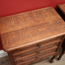 Load image into Gallery viewer, x SOLD Pair of Vintage French Bedside Table or Cabinets, Lamp Side Tables. B11523