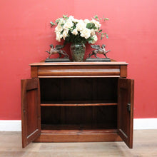 Load image into Gallery viewer, x SOLD Antique Australian Cedar Sideboard, Chiffonier, Hall Cabinet with Shield Doors. B11987