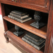 Load image into Gallery viewer, x SOLD Antique French Bookcase or Open Fronted Single Drawer Hall Cabinet Bookcase. B11871