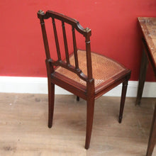 Load image into Gallery viewer, x SOLD Antique French Walnut Ladies Chair, Hall Chair, Bedroom or Dressing Table Chair. B11969