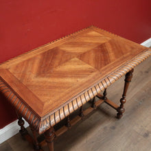 Load image into Gallery viewer, x SOLD Antique French Walnut Sofa Table, Single Drawer Hall Table, Ladies Desk, Side Table. B11942