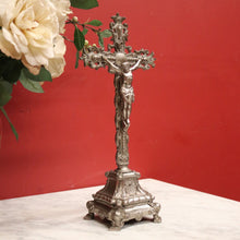 Load image into Gallery viewer, x SOLD Antique French Crucifix, Christ on Cross, Altar Crucifix, Home Worship Cross B11444
