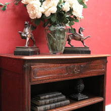 Load image into Gallery viewer, x SOLD Antique French Bookcase or Open Fronted Single Drawer Hall Cabinet Bookcase. B11871