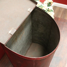 Load image into Gallery viewer, x SOLD Antique Lift-lid Coal Bucket, repurposed for Firewood, Laundry, Pet Food, Toys. B11839
