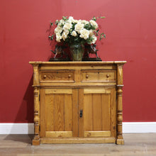 Load image into Gallery viewer, x SOLD Antique French Pine Kitchen Cabinet, Hall Cabinet, Country Farmhouse Charm B11514