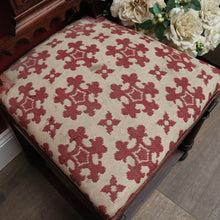 Load image into Gallery viewer, x SOLD A Pair of Antique French church Chairs, Hall Chairs, Rosewood and Fabric Chairs. B11950