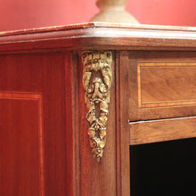 Load image into Gallery viewer, x SOLD A Pair of Antique French Bedside Cabinets or Lamp or Side Tables, Mahogany and Marble. B11961