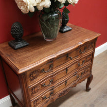 Load image into Gallery viewer, x SOLD Vintage French Three Drawer Chest, Hall Cabinet Sofa, Entry or Foyer Chest. B11571