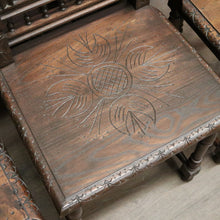 Load image into Gallery viewer, x SOLD Set of 8 Antique French (Brittany) Kitchen or Dining Room Chairs, Finial Detail. B11796