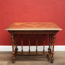 Load image into Gallery viewer, x SOLD Antique French Walnut Sofa Table, Single Drawer Hall Table, Ladies Desk, Side Table. B11942