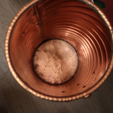 Load image into Gallery viewer, x SOLD Vintage copper Walking Stick or Umbrella Holder with Ring Handles. B11547