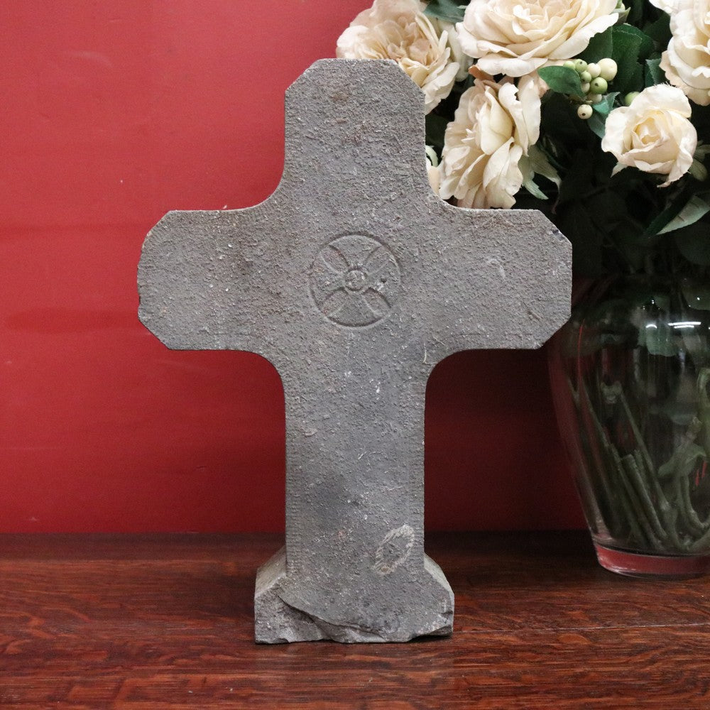 An Antique French Cross or Crucifix, Bluestone Home Worship and Devotion . B11856