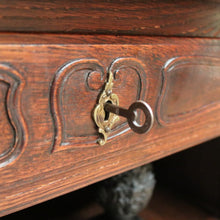 Load image into Gallery viewer, x SOLD Antique French Bookcase or Open Fronted Single Drawer Hall Cabinet Bookcase. B11871