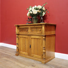 Load image into Gallery viewer, x SOLD Antique French Pine Kitchen Cabinet, Hall Cabinet, Country Farmhouse Charm B11514