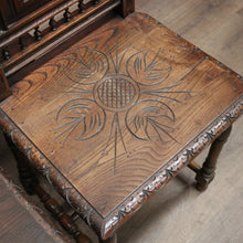 Load image into Gallery viewer, x SOLD Set of 8 Antique French (Brittany) Kitchen or Dining Room Chairs, Finial Detail. B11796