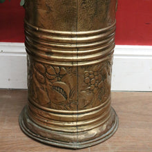 Load image into Gallery viewer, x SOLD Antique French Umbrella Holder with a Pressed Tavern Scene to the Body. B 11564