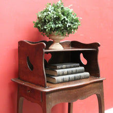 Load image into Gallery viewer, Antique French Oak Country Farmhouse Lamp Table, Side Table with Single Drawer. B12055
