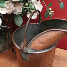 Load image into Gallery viewer, x SOLD Antique French Country Copper and Brass Bucket, Water Bucket or Pail. B11489